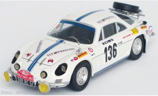Miniature Alpine A110 1/43 Trofeu Renault No.136 Rallye Monte Carlo 1970 Alpine A110 1/43 Trofeu Renault No.136 Rallye Monte Carlo 1970 miniature