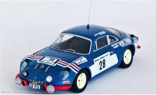 Miniature Alpine A110 1/43 Trofeu Renault No.28 Circuit of Irland 1977 Alpine A110 1/43 Trofeu Renault No.28 Circuit of Irland 1977 miniature