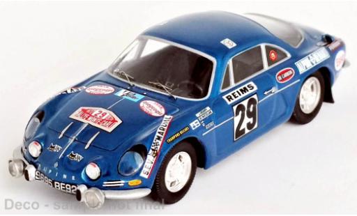 Miniature Alpine A110 1/43 Trofeu Renault No.29 Rallye Monte Carlo 1972 Alpine A110 1/43 Trofeu Renault No.29 Rallye Monte Carlo 1972 miniature