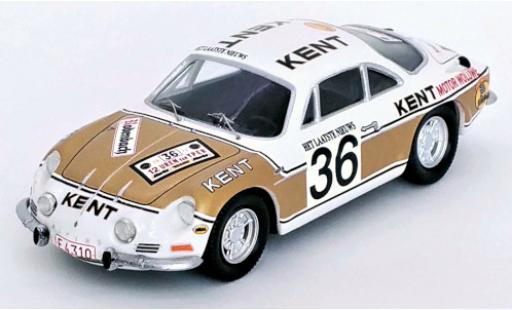 Miniature Alpine A110 1/43 Trofeu Renault No.36 Kent Rallye Ypres 1972 Alpine A110 1/43 Trofeu Renault No.36 Kent Rallye Ypres 1972 miniature