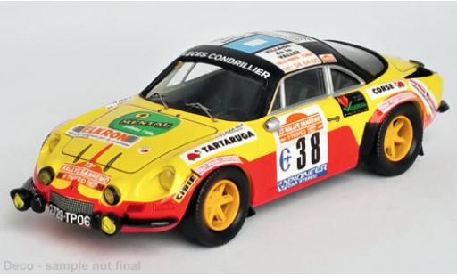 Miniature Alpine A110 1/43 Trofeu Renault No.38 Rallye WM Rallye San Remo 1981 Alpine A110 1/43 Trofeu Renault No.38 Rallye WM Rallye San Remo 1981 miniature
