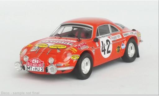Miniature Alpine A110 1/43 Trofeu Renault No.42 Rallye WM Rallye Monte Carlo 1973 Alpine A110 1/43 Trofeu Renault No.42 Rallye WM Rallye Monte Carlo 1973 miniature