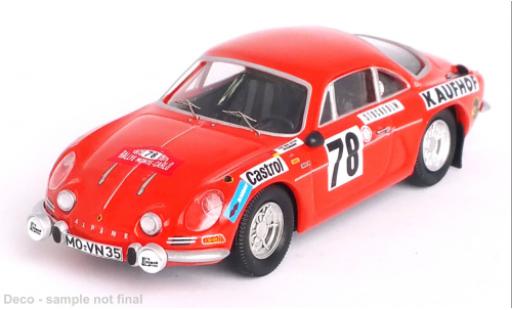 Miniature Alpine A110 1/43 Trofeu Renault No.78 Rallye WM Rallye Monte Carlo 1975 Alpine A110 1/43 Trofeu Renault No.78 Rallye WM Rallye Monte Carlo 1975 miniature
