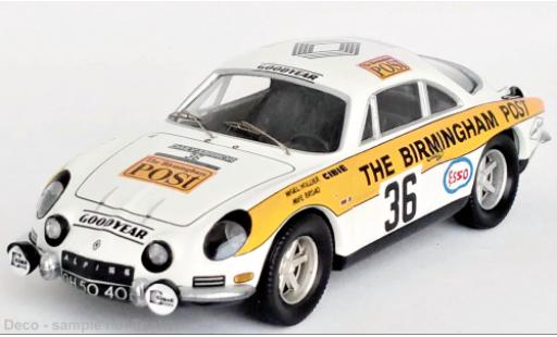 Miniature Alpine A110 1/43 Trofeu Renault RHD No.36 RAC Rallye 1971 Alpine A110 1/43 Trofeu Renault RHD No.36 RAC Rallye 1971 miniature