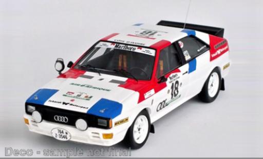 Miniature Audi Quattro 1/43 Trofeu No.18 Rallye WM Rallye Bandama 1981 Audi Quattro 1/43 Trofeu No.18 Rallye WM Rallye Bandama 1981 miniature