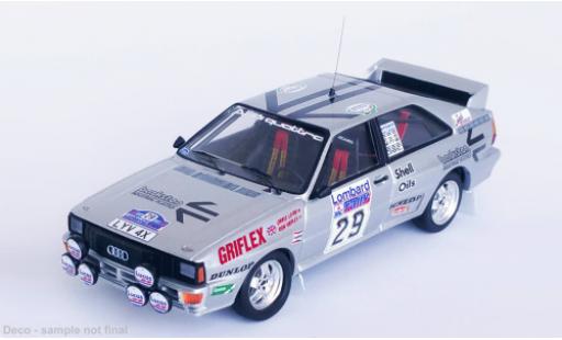 Miniature Audi Quattro 1/43 Trofeu No.29 Rallye WM RAC Rallye 1984 Audi Quattro 1/43 Trofeu No.29 Rallye WM RAC Rallye 1984 miniature