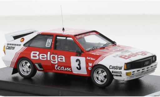 Miniature Audi Quattro 1/43 Trofeu No.3 Belga Haspengouw Rallye 1983 Audi Quattro 1/43 Trofeu No.3 Belga Haspengouw Rallye 1983 miniature