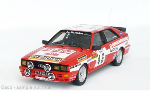 Miniature Audi Quattro 1/43 Trofeu No.46 Rallye WM Rallye Monte Carlo 1982 Audi Quattro 1/43 Trofeu No.46 Rallye WM Rallye Monte Carlo 1982 miniature