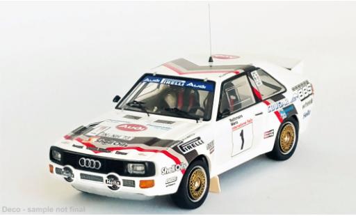 Miniature Audi Sport Quattro 1/43 Trofeu Sport quattro No.1 Rallye Manx 1984 Audi Sport Quattro 1/43 Trofeu Sport quattro No.1 Rallye Manx 1984 miniature