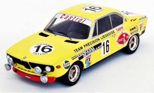 Bmw 2800 1/43 Trofeu CS (E9) No.16 24h Spa 1972 miniature