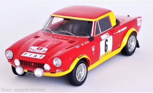 Miniature Fiat 124 1/43 Trofeu Abarth Rallye No.6 Rallye WM Rallye Portugal 1974 Fiat 124 1/43 Trofeu Abarth Rallye No.6 Rallye WM Rallye Portugal 1974 miniature