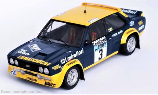 Miniature Fiat 131 1/43 Trofeu Abarth No.3 Olio Rallye WM RAC Rallye 1976 Fiat 131 1/43 Trofeu Abarth No.3 Olio Rallye WM RAC Rallye 1976 miniature