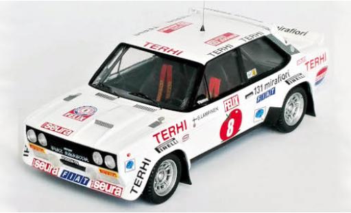 Miniature Fiat 131 1/43 Trofeu Abarth No.8 Rallye WM 1000 Lakes Rallye 1978 Fiat 131 1/43 Trofeu Abarth No.8 Rallye WM 1000 Lakes Rallye 1978 miniature