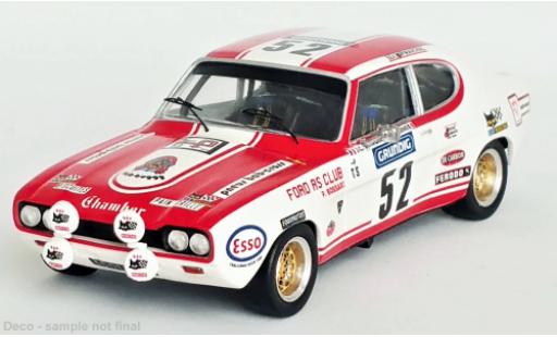 Miniature Ford Capri 1/43 Trofeu MK I 2600 RS No.52 Tour de France Auto 1973 Ford Capri 1/43 Trofeu MK I 2600 RS No.52 Tour de France Auto 1973 miniature