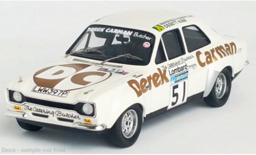 Miniature Ford Escort 1/43 Trofeu MK I RHD No.51 Rallye WM RAC Rallye 1975 Ford Escort 1/43 Trofeu MK I RHD No.51 Rallye WM RAC Rallye 1975 miniature