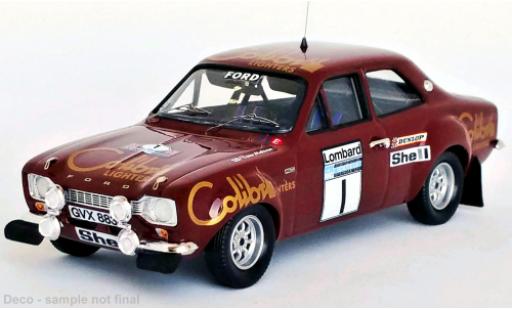Miniature Ford Escort 1/43 Trofeu MK I RS 1600 No.1 Colibri Lighters Rallye WM RAC Rallye 1974 Ford Escort 1/43 Trofeu MK I RS 1600 No.1 Colibri Lighters Rallye WM RAC Rallye 1974 miniature