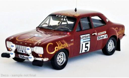 Miniature Ford Escort 1/43 Trofeu MK I RS 1600 No.15 Colibri Lighters Rallye WM RAC Rallye 1974 Ford Escort 1/43 Trofeu MK I RS 1600 No.15 Colibri Lighters Rallye WM RAC Rallye 1974 miniature