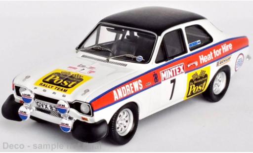Miniature Ford Escort 1/43 Trofeu MK I RS 2000 RHD No.7 Mintex International Rallye 1975 Ford Escort 1/43 Trofeu MK I RS 2000 RHD No.7 Mintex International Rallye 1975 miniature