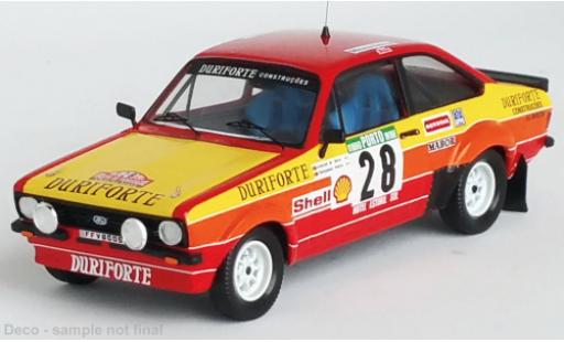 Miniature Ford Escort 1/43 Trofeu MK II No.28 Rallye WM Rallye Portugal 1983 Ford Escort 1/43 Trofeu MK II No.28 Rallye WM Rallye Portugal 1983 miniature