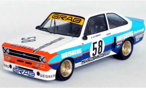Ford Escort 1/43 Trofeu Mk II RS 1800 No.58 Weisberg DRM Hockenheim 1976 miniature