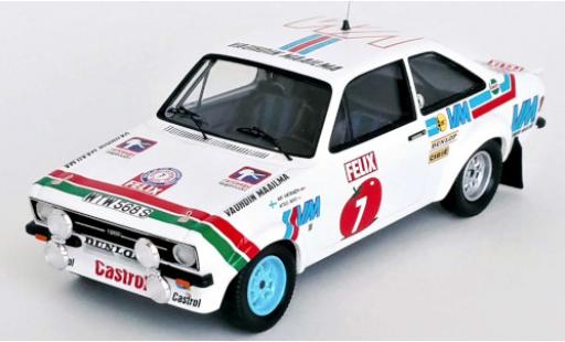 Ford Escort 1/43 Trofeu Mk II RS 1800 No.7 Rallye WM 1000 Lakes Rallye 1978 miniature