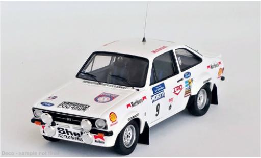Miniature Ford Escort 1/43 Trofeu Mk II RS 1800 No.9 Rallye WM 1000 Lakes Rallye 1976 Ford Escort 1/43 Trofeu Mk II RS 1800 No.9 Rallye WM 1000 Lakes Rallye 1976 miniature