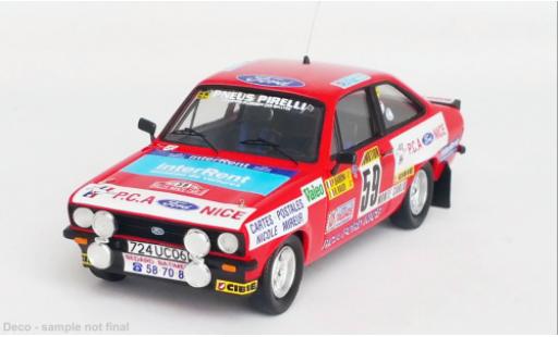 Miniature Ford Escort 1/43 Trofeu MK II RS 2000 No.59 Rallye WM Rallye Monte Carlo 1982 Ford Escort 1/43 Trofeu MK II RS 2000 No.59 Rallye WM Rallye Monte Carlo 1982 miniature