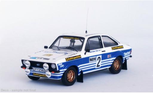 Miniature Ford Escort 1/43 Trofeu MK II RS No.2 Rallye WM Rallye Suède 1982 Ford Escort 1/43 Trofeu MK II RS No.2 Rallye WM Rallye Suède 1982 miniature