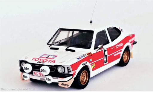 Miniature Toyota Corolla 1/43 Trofeu Levin No.5 Rallye DM Rally Baltic 1977 Toyota Corolla 1/43 Trofeu Levin No.5 Rallye DM Rally Baltic 1977 miniature