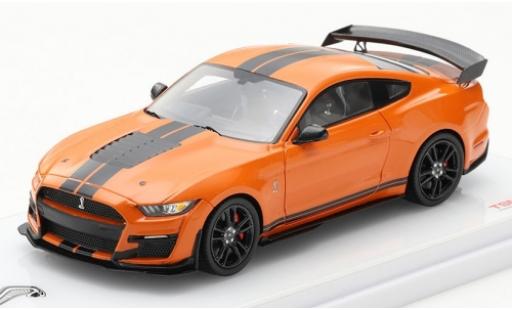 Miniature Ford Mustang 1/43 TrueScale Miniatures Shelby GT 500 orange/noire 2020 Ford Mustang 1/43 TrueScale Miniatures Shelby GT 500 orange/noire 2020 miniature