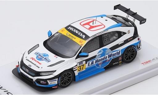 Miniature Honda Civic 1/43 TrueScale Miniatures Type R TCR No.37 LA World Racing 24h Daytona 2019 T.O Gorman/S.Blackstock Honda Civic 1/43 TrueScale Miniatures Type R TCR No.37 LA World Racing 24h Daytona 2019 T.O Gorman/S.Blackstock miniature