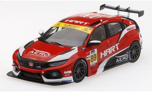 Miniature Honda Civic 1/43 TrueScale Miniatures Type R TCR No.89 HART TCR International Series 24h Daytona 2019 C.Gilsinger/R.Eversley Honda Civic 1/43 TrueScale Miniatures Type R TCR No.89 HART TCR International Series 24h Daytona 2019 C.Gilsinger/R.Eversley miniature