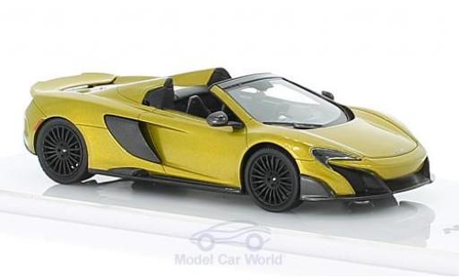 Miniature McLaren 675 1/43 TrueScale Miniatures LT Spider gold McLaren 675 1/43 TrueScale Miniatures LT Spider gold miniature