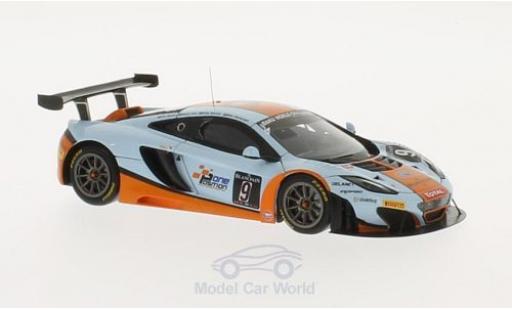 McLaren MP4-12C 1/43 TrueScale Miniatures GT3 No.9 Gulf Racing 24h Spa 2013 M.Wainwright/A.Meyrick/S.Hall miniature
