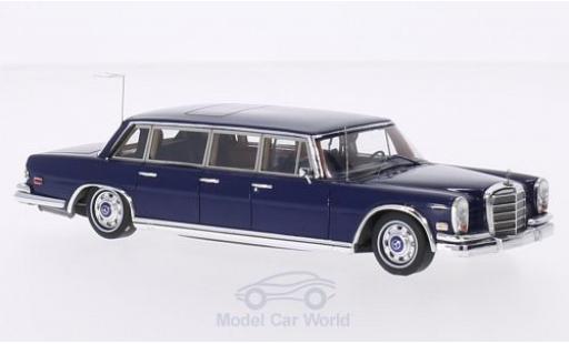Miniature Mercedes 600 1/43 TrueScale Miniatures (W100) Pullman bleue 1969 Elvis Presley Mercedes 600 1/43 TrueScale Miniatures (W100) Pullman bleue 1969 Elvis Presley miniature