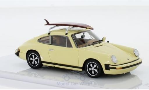 Miniature Porsche 930 1/43 TrueScale Miniatures 911S 2.7 beige 1977 mit Surfboard auf Dachgepäckträger Porsche 930 1/43 TrueScale Miniatures 911S 2.7 beige 1977 mit Surfboard auf Dachgepäckträger miniature