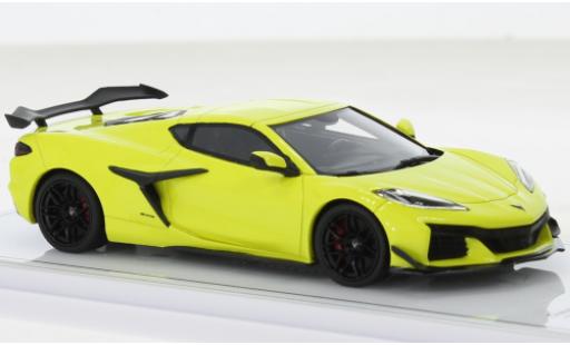Miniature Chevrolet Corvette 1/43 TrueScale Miniatures (C8) Z06 jaune clair 2023 Chevrolet Corvette 1/43 TrueScale Miniatures (C8) Z06 jaune clair 2023 miniature