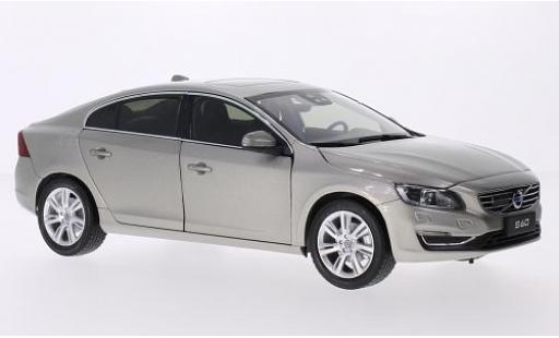 Miniature Volvo S60 1/18 Ultimate Diecast metallise beige 2015 Volvo S60 1/18 Ultimate Diecast metallise beige 2015 miniature