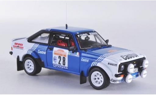 Ford Escort 1/43 Vitesse MKII RS1800 No.28 Castrol Rallye Sanremo 1981 miniature