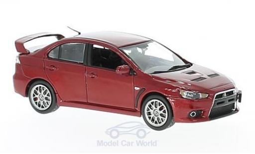 Miniature Mitsubishi Lancer 1/43 Vitesse Evo X Final Edition metallise rouge Mitsubishi Lancer 1/43 Vitesse Evo X Final Edition metallise rouge miniature