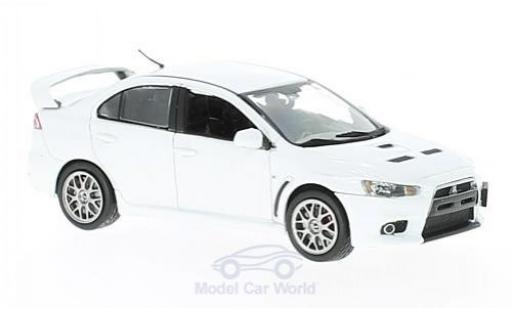 Miniature Mitsubishi Lancer 1/43 Vitesse Evo X Final Edition metallise blanche Mitsubishi Lancer 1/43 Vitesse Evo X Final Edition metallise blanche miniature