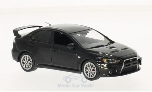 Miniature Mitsubishi Lancer 1/43 Vitesse Evo X Final Edition noire Mitsubishi Lancer 1/43 Vitesse Evo X Final Edition noire miniature
