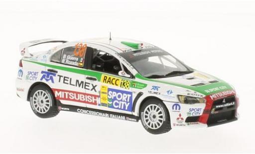 Miniature Mitsubishi Lancer 1/43 Vitesse Evolution X No.138 Sport City Rallye Catalunya 2012 B.Guerra/B.Rozada sans Vitrine Mitsubishi Lancer 1/43 Vitesse Evolution X No.138 Sport City Rallye Catalunya 2012 B.Guerra/B.Rozada sans Vitrine miniature