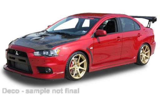 Miniature Mitsubishi Lancer 1/43 Vitesse évolution X metallise rouge Mitsubishi Lancer 1/43 Vitesse évolution X metallise rouge miniature