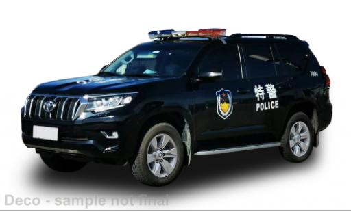 Toyota Land Cruiser 1/43 Vitesse Prado Beijing Police (SWAT) 2018 miniature