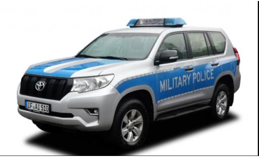 Miniature Toyota Land Cruiser 1/43 Vitesse Prado Militärpolizei 2018 Toyota Land Cruiser 1/43 Vitesse Prado Militärpolizei 2018 miniature