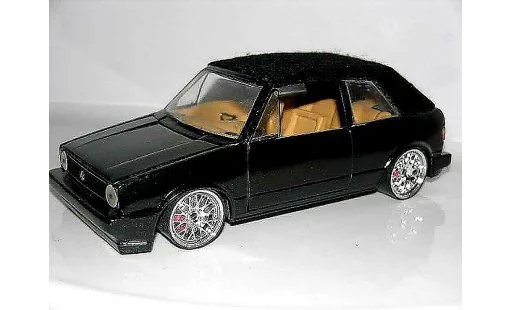 Volkswagen Golf Cabriolet 1/18 Sun Star noire jantes bbs german look miniature