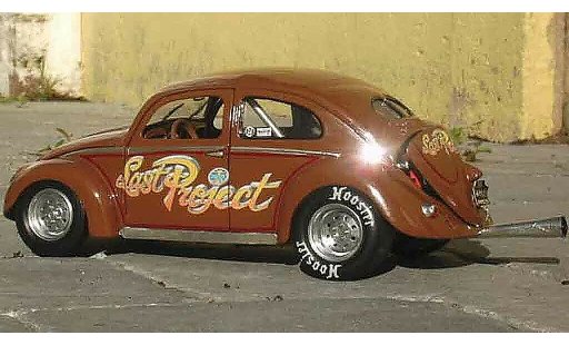 Volkswagen Kafer Drag Run 1/18 Burago last project miniature