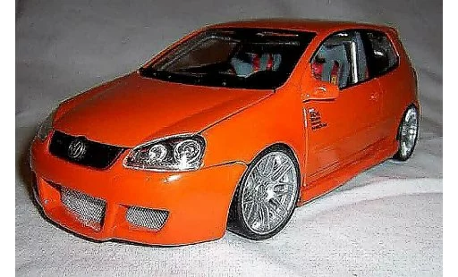Volkswagen Golf GTI 1/18 Norev orange jantes bbs 19 pouces miniature