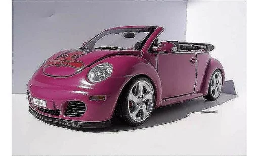 Volkswagen New Beetle Cabriolet 1/18 Autoart preparation porsche miniature